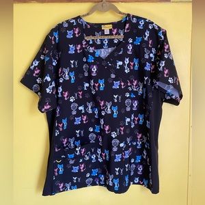 Wonderwink 3x scrub top